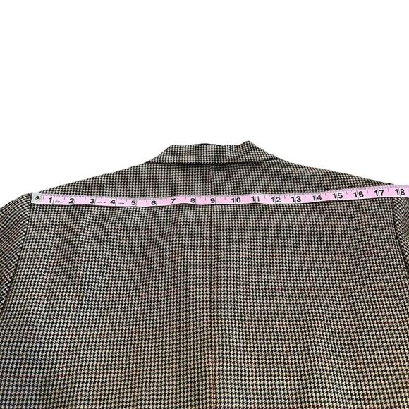 Pendleton Blazer Women's Size 16 Brown Virgin Wool Flawed - Picture 12 of 16